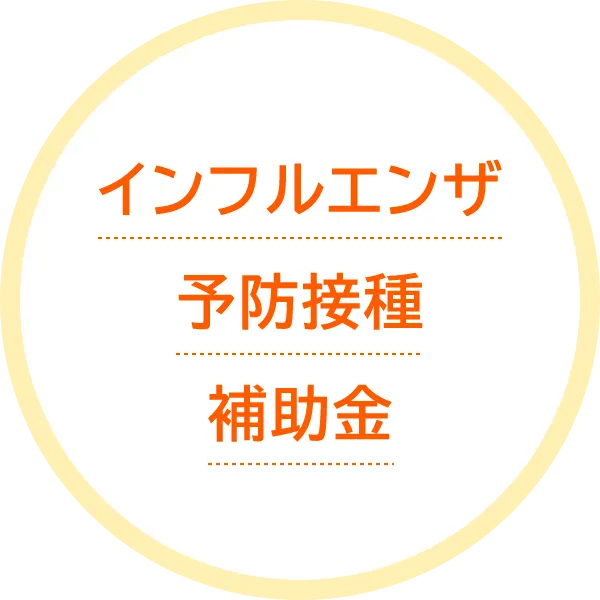 インフルエンザ予防接種補助金